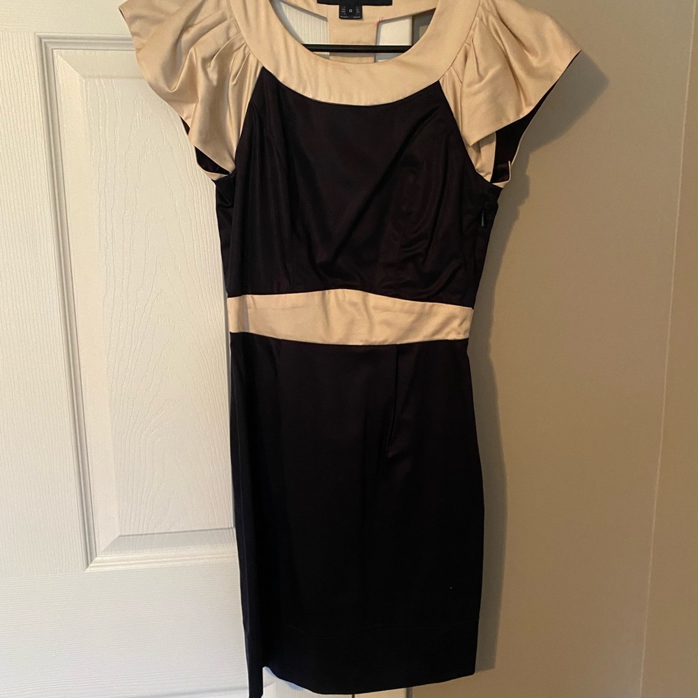 Bow back French connection dress